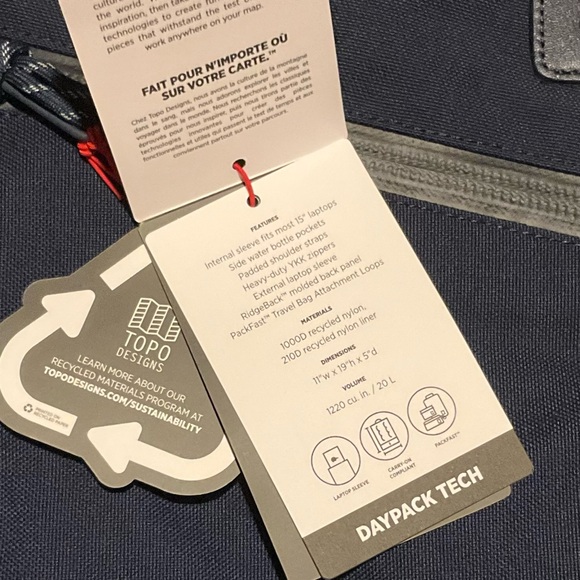 Topo Designs Tech Daypack 20L - Picture 8 of 9